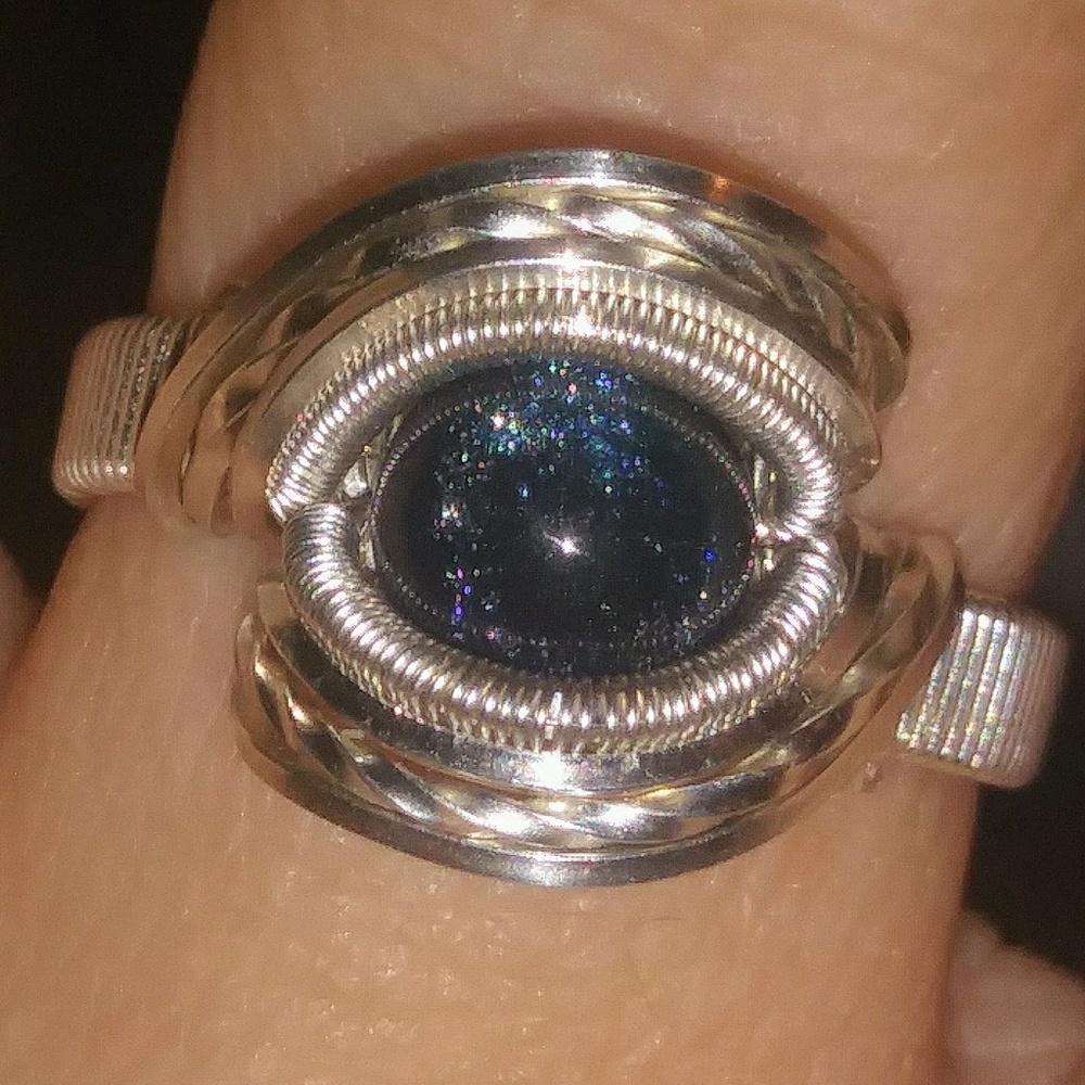 Wire wrapped rings. SOL SOLD SOLD SOLD SOLD